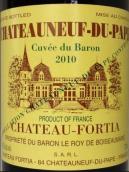 富迪亞酒莊男爵特釀紅葡萄酒(Chateau Fortia Cuvee du Baron, Chateauneuf-du-Pape, France)