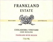 法蘭克蘭庫拉德拉園雷司令干白葡萄酒(Frankland Estate Cooladerra Vineyard Riesling, Frankland River, Australia)