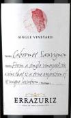 伊拉苏酒庄单一园赤霞珠红葡萄酒(Errazuriz Single Vineyard Cabernet Sauvignon, Aconcagua Valley, Chile)