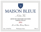 藍色”我們的生活“亞瑟園維歐尼干白葡萄酒(Maison Bleue Notre Vie Arthur's Vineyard Viognier, Yakima Valley, USA)