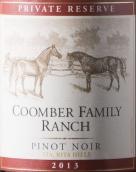 庫姆伯酒莊私人珍藏黑皮諾干紅葡萄酒(Coomber Family Ranch Private Reserve Pinot Noir, Sta. Rita Hills, USA)