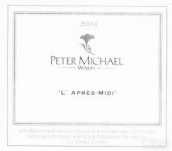 彼特麥克午后長(zhǎng)相思干白葡萄酒(Peter Michael Winery L'Apres-Midi Sauvignon Blanc, Knights Valley, USA)