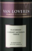 凡拉潤赤霞珠西拉干紅葡萄酒(Van Loveren Cabernet Sauvignon Shiraz, Robertson, South Africa)