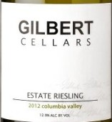 吉爾伯特雷司令干白葡萄酒(Gilbert Cellars Estate Riesling, Columbia Valley, USA)