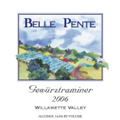 贝尔·彭特琼瑶浆干白葡萄酒(Belle Pente Gewurztraminer, Willamette Valley, USA)