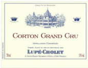 盧普紹萊酒莊（科爾登-查理曼特級(jí)園）白葡萄酒(Lupe Cholet, Corton-Charlemagne Grand Cru, France)