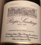 里奧哈圣地亞哥丹魄紅葡萄酒(Bodegas Rioja Santiago Tempranillo, Rioja, Spain)