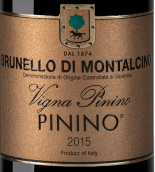 皮尼诺酒庄皮尼诺园布鲁奈罗红葡萄酒(Pinino Vigna Pinino Brunello di Montalcino DOCG, Tuscany, Italy)
