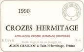 阿蘭格拉洛酒莊克羅茲-埃米塔日紅葡萄酒(Domaine Alain Graillot, Crozes-Hermitage, France)