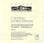 多奧斯威爾休本斯坦巴克瓊瑤漿干白葡萄酒(Chateau d'Orschwihr Hueben Steinbach Gewurztraminer, Alsace, France)