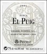 富恩特斯酒莊埃爾普伊格園干紅葡萄酒(Cellers Fuentes Finca El Puig, Priorat DOCa, Spain)