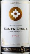 智利桃樂絲圣迪娜珍藏西拉干紅葡萄酒(Miguel Torres Santa Digna Syrah Reserva, Central Valley, Chile)