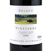 精選葡萄園經(jīng)典干紅葡萄酒(Select Vineyards Classic Red, Margaret River, Australia)