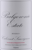 博爾基尼酒莊赤霞珠紅葡萄酒(Balgownie Estate Cabernet Sauvignon, Bendigo, Australia)