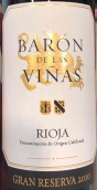 穆麗爾酒莊拉斯維納斯男爵特級(jí)珍藏紅葡萄酒(Bodegas Muriel Baron de las Vinas Gran Reserva, Rioja, Spain)