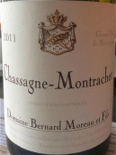 莫羅父子酒莊（夏山-蒙哈榭村）白葡萄酒(Domaine Bernard Moreau et Fils, Chassagne-Montrachet, France)