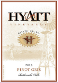 海厄特酒莊灰皮諾白葡萄酒(Hyatt Vineyards Pinot Gris, Rattlesnake Hills, USA)