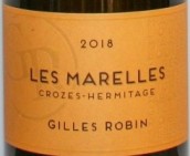 吉勒斯罗宾酒庄玛勒白葡萄酒(Domaine Gilles Robin Cuvee Les Marelles Blanc, Crozes Hermitage, France)