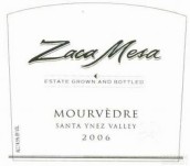 扎克慕合懷特干紅葡萄酒(Zaca Mesa Mourvedre, Santa Ynez Valley, USA)