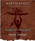 馬丁泰雷茲園內(nèi)比奧羅干紅葡萄酒(Martin Ranch Winery Therese Vineyards Nebbiolo, Amador County, USA)