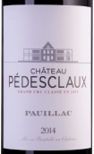 柏德诗歌酒庄红葡萄酒(Chateau Pedesclaux, Pauillac, France)