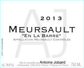 悅寶酒莊拉巴瑞（默爾索村）白葡萄酒(Antoine Jobard En La Barre, Meursault, France)