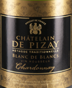 畢澤酒莊白中白極干型起泡酒(Chateau de Pizay Blanc de Blancs Brut, Mousseux, France)