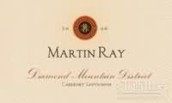 馬丁雷赤霞珠干紅葡萄酒(鉆石山)(Martin Ray Winery Diamond Mountain District Cabernet Sauvignon, Napa Valley, USA)