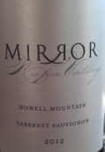 鏡子酒莊豪威爾山赤霞珠干紅葡萄酒(Mirror Wine Cabernet Sauvignon, Howell Mountain, USA)