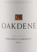 奧克丹伯納德赤霞珠-品麗珠-梅洛混釀干紅葡萄酒(Oakdene Vineyards Bernard Cabernet - Merlot, Geelong, Australia)