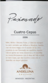 安第麓納激情系列希帕斯四號混釀干紅葡萄酒(Andeluna Cellars Pasionado Cuatro Cepas, Mendoza, Argentina)