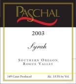 帕斯卡爾西拉干紅葡萄酒(Paschal Winery Syrah, Rogue Valley, USA)