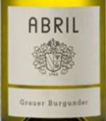 阿布里爾酒莊碩果系列灰皮諾干白葡萄酒(Weingut Abril Frucht Grauer Burgunder trocken, Baden, Germany)