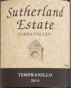 薩瑟蘭丹魄紅葡萄酒(Sutherland Estate Tempranillo, Yarra Valley, Australia)