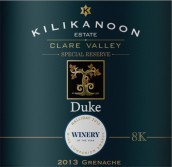 歌濃酒莊杜克特別珍藏歌海娜干紅葡萄酒（8K）(Kilikanoon Estate Duke Special Reserve Grenache, Clare Valley, Australia)
