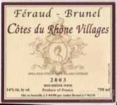 布魯奈爾酒莊羅訥河谷丘村莊紅葡萄酒(Feraud-Brunel, Cotes du Rhone Villages, France)