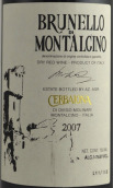 謝百歐納酒莊莫利納里布魯奈羅紅葡萄酒(Cerbaiona di Diego Molinari Brunello di Montalcino DOCG, Tuscany, Italy)