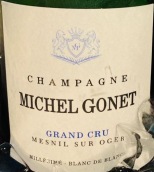 米歇爾高奈梅尼爾歐格爾特級園白中白干型年份香檳(Michel Gonet Mesnil Sur Oger Grand Cru Blanc de Blancs Millesime Brut, Champagne, France)