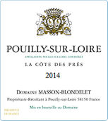 馬森·布蘭里酒莊普雷斯丘干白葡萄酒(Domaine Masson-Blondelet La Cote des Pres, Pouilly-sur-Loire, France)