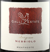 加利酒莊阿提基諾內(nèi)比奧羅紅葡萄酒(Galli Estate Artigiano Nebbiolo, Heathcote, Australia)