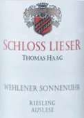 利塞爾-托馬斯堡溫勒內(nèi)日冕園雷司令精選甜白葡萄酒(Schloss Lieser Thomas Haag Wehlener Sonnenuhr Riesling Auslese, Mosel, Germany)