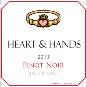 心與手黑皮諾干紅葡萄酒(Heart & Hands Pinot Noir, New York, USA)