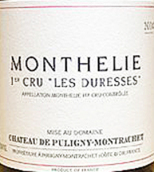 普里尼-蒙哈榭堡酒莊迪雷斯（蒙蝶利一級園）白葡萄酒(Domaine du Chateau de Puligny-Montrachet Les Duresses, Monthelie 1er Cru, France)