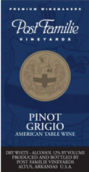 波斯特家族灰皮諾干白葡萄酒(Post Familie Vineyards Pinot Grigio, Altus, USA)