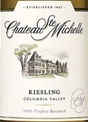 圣密夕雷司令半干型白葡萄酒(Chateau Ste. Michelle Riesling, Columbia Valley, USA)