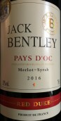 杰克·賓利梅洛-西拉紅葡萄酒(Jack Bentley Merlot Syrah, Pays d'Oc, France)