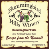 蜂鳥山酒莊白葡萄酒(Hummingbird Hills White, New York, USA)