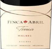 四月莊園風(fēng)土珍藏馬爾貝克干紅葡萄酒(Finca Abril Terroir Reserva Malbec, Uco Valley, Argentina)