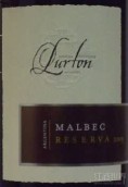 盧頓家族珍藏馬爾貝克干紅葡萄酒(Francois Lurton Malbec Reserva, Mendoza, Argentina)