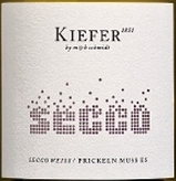 基弗酒莊塞科雷司令白起泡酒(Weingut Kiefer Sekt Weiss Vom Riesling?, Kaiserstuhl, Baden, Germany)